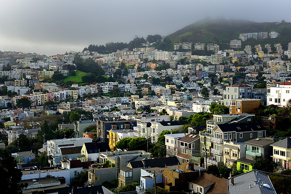 San Francisco hillside