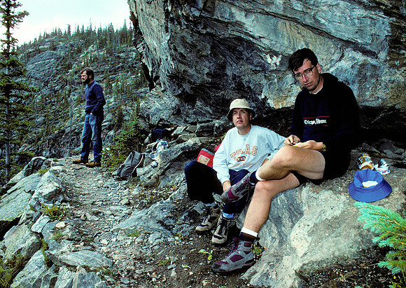 Lunch break near Lake Nanita