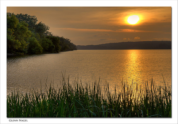 Setting sun