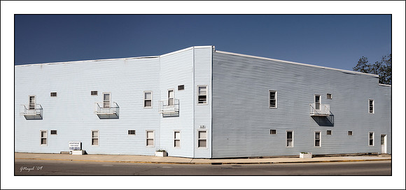 Blue building #115