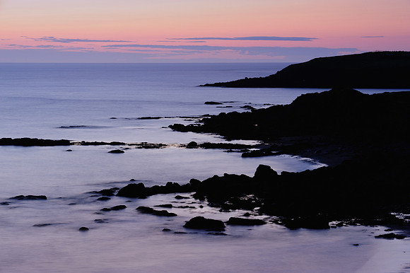 Coastal sunset