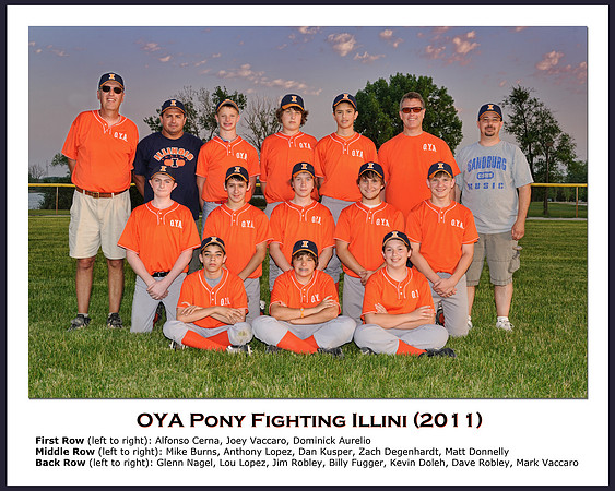 OYA Pony Illini team photo