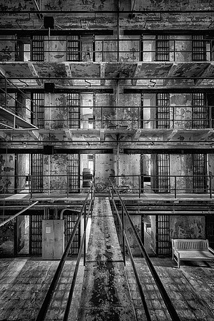 Prison catwalk