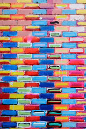 Painted bricks