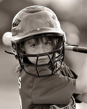 OYA Petites softball game