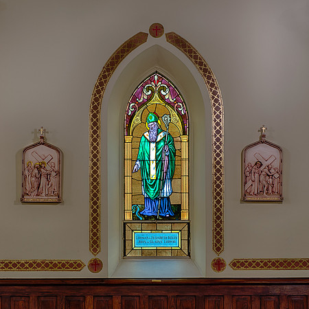 Stained glass window