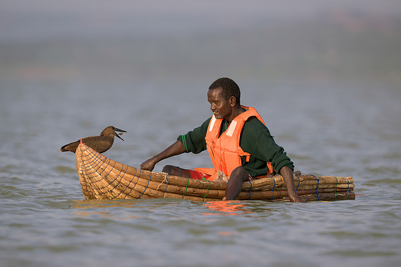 Fisherman on Lake Baringo