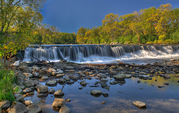 Salt Creek at Graue Mill (HDR)