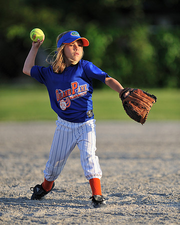 OYA Petites softball game
