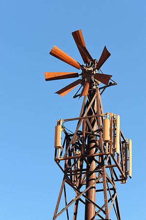 Pumping windmill