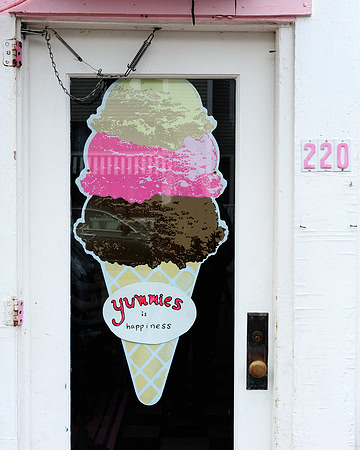 Ice cream cone door