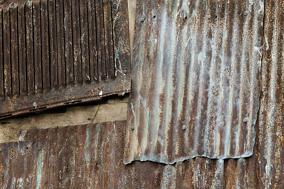Rusty panel abstract