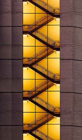 Illuminated staircase