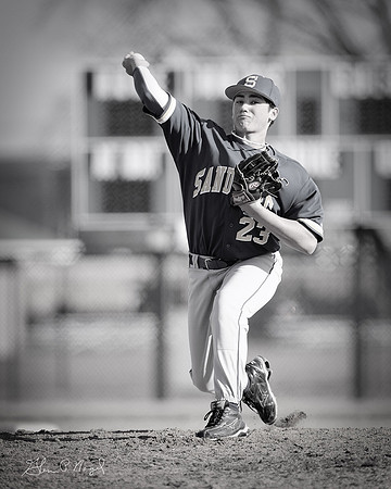 Sandburg pitcher (B&W signed version)