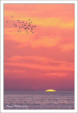 Last sliver of daylight