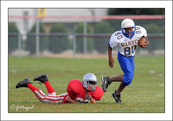 Shoestring tackle - almost