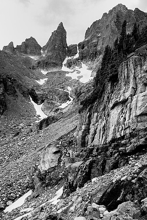 Andrew Glacier (B&W version)