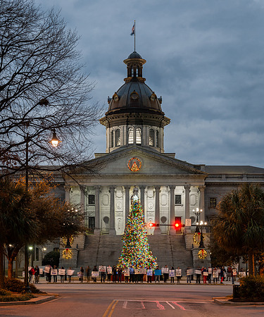 Capitol at night
