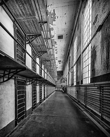 Wyoming Frontier Prison (B&W version)