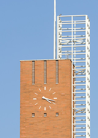 Clock at Village Hall